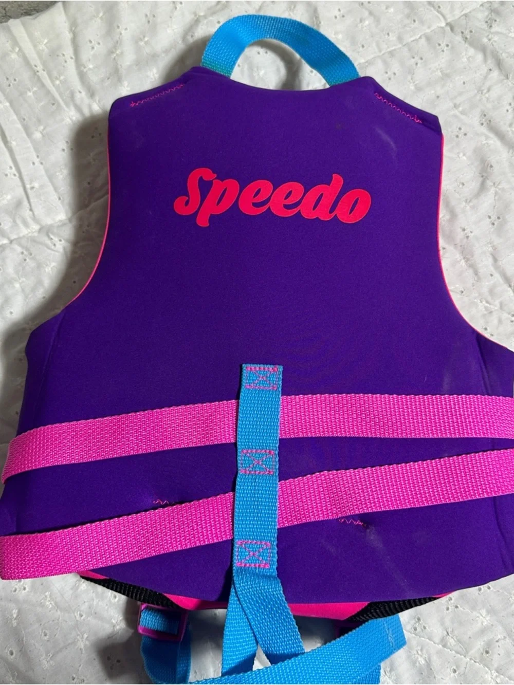 Speedo Bright Pink Child Life Vest Jacket - Picture 2 of 3